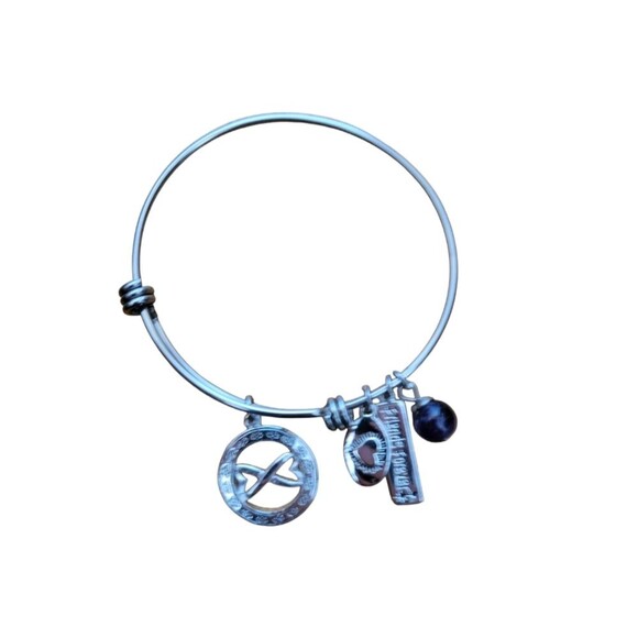 Friends Forever Best Friend Bangle Charm Bracelet - Picture 2 of 2